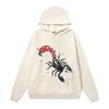 Худи Sp5der Унисекс Оверсайз Хлопковый Свитшот С Принтом Из Фольги Streetwear Толстовка Для Подростков