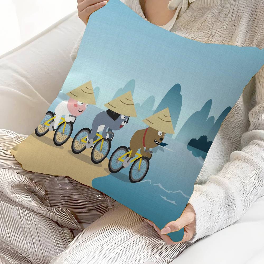 K-KAKAOS FRIENDS Pillowcases Home Bedding Decorative Pillow Cover Wedding Super Soft Pillow Case