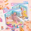 6/8в1 Кавайный Дом Мечты 3D Мультяшная Миниатюрная Сцена Книга-наклейка DIY Скрапбукинг Настольная Игра-наклейка Детский Фестивальный Подарок