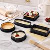 Household DIY Tart Ring 1Pcs Non Stick Perforated Baking Mold for Pie Mousse Cake Kitchen Baking Supplies