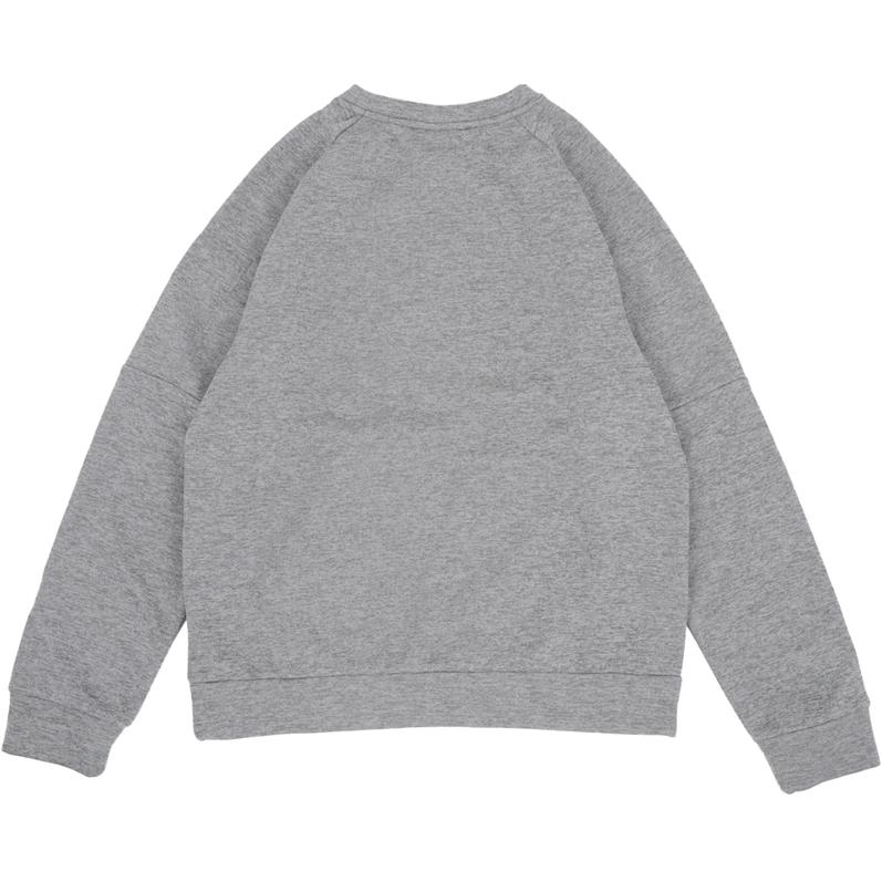 Nike Толстовка мужская флисовая с капюшоном Therma-Fit Solid Crew Neck Pocket серая FB8506-063