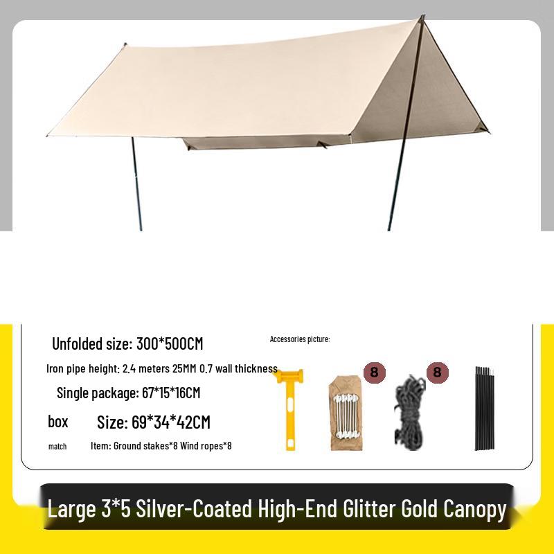 OEING Lightweight Outdoor Camping Tarp Tent
