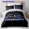 Penrith Panthers Roar Bedding Quilt Set Quilt Cover Pillowcase Home Decoration Birthday Gift (1 * duvet cover + 2 * pillowcase, without core)