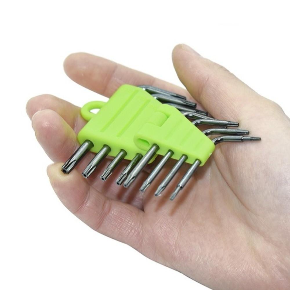 CR-V Steel Star Torx Wrench Set 8 Pcs Star Key Wrench Durable Torx Screwdriver Kit Workshop Use