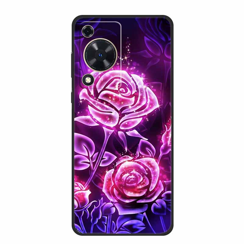 Чехол для Huawei Nova Y72 Чехол Модный Мраморный Черный Силиконовый Мягкий Чехол для Телефона для Huawei Nova Y72 Задняя Крышка Чехол Y 72 Capa