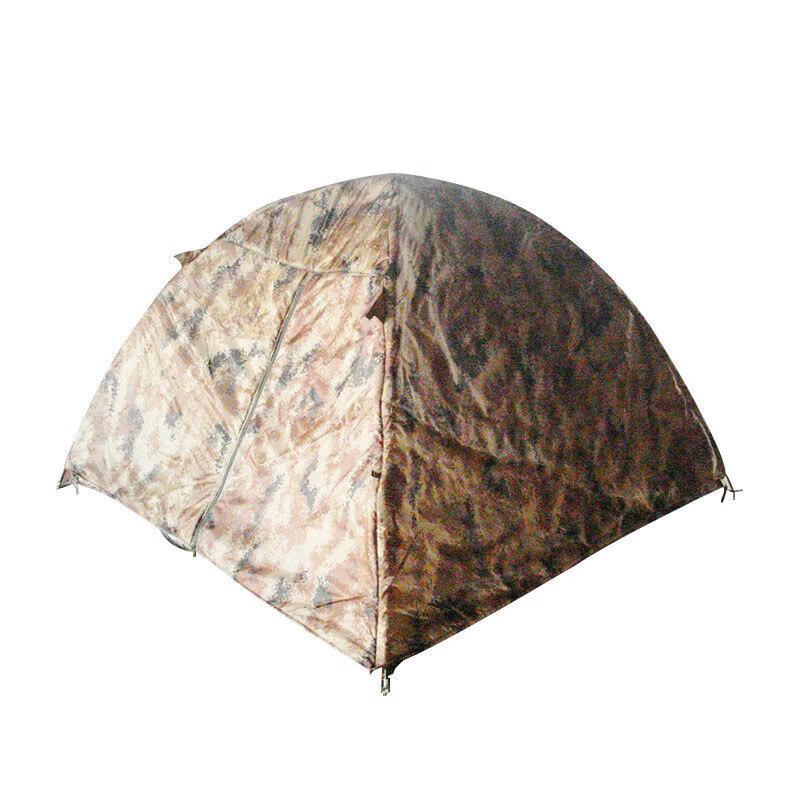 Tachen 2-Person 2x2m Camouflage Cotton Camping Tent