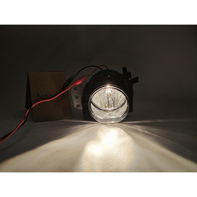 Front Fog Lights Lamp Housing Lens Clear Auto Foglight With Bulbs For BMW 3 5 6 Series E60 E61 E90 E91 323i 325i 525i