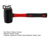 Rubber Mallet Hammer with Non-slip Handle Wear Resistant Shock Absorbing Widely Used Woodworking Camping Hammer