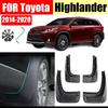 For Highlander Mudguards Fender Highlander Mudguard Mud Flaps Splash Guard Mudflap Car Accessories Front Rear 4 Pcs 2014-