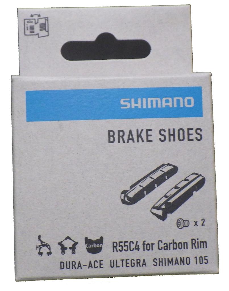 SHIMANO R55C4 Cartridge Brake Shoe for Carbon Rims Rim Width 21mm-24mm Y8L298070