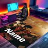 Custom Name Personalized Michael Jackson Print Carpet, Versatile Home Decor Rug, for Playroom, Apartment, Balcony, Entryway, Hallway Gift