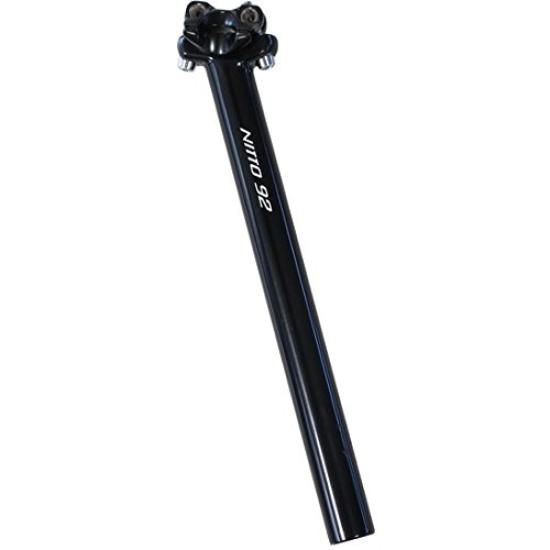 NITTO S92 Seatpost, 27.2 x 300 mm, 0 mm Setback, Black