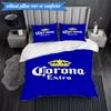 3PCS Corona Extra Bedding Set 2D Printing (Includes 1 Duvet Cover + 2 Pillowcases Coreless), Bedroom decor,Fan gift