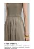LILY Retro Sleeveless Round Neck Dress for Women