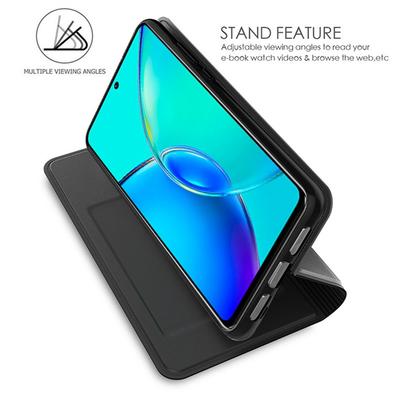 Для vivo S20 5G Чехол из ПУ кожи Чехол для телефона с держателем для карт Подставка Магнитная застежка