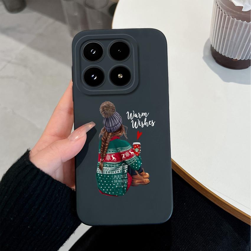 Модный силиконовый чехол для телефона для Xiaomi 17 14 14T 15 15T Pro Poco C71 C75 M7 M8 F7 F8 Премиальный противоскользящий прочный корпус для Xiaomi Capa