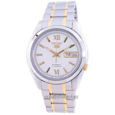 Восстановленные мужские часы Seiko 5 Automatic с белым циферблатом SNKL57 SNKL57K1 SNKL57K