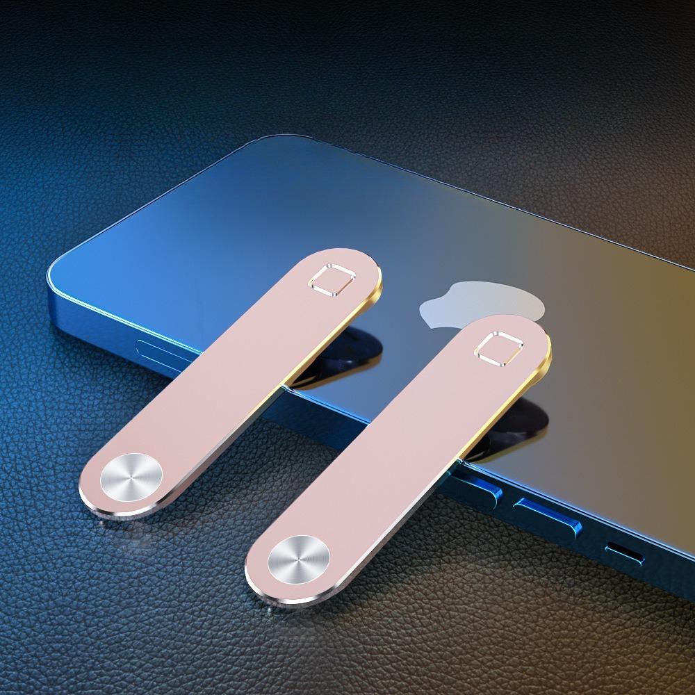 1 шт. Подставка для телефона из алюминиевого сплава, металлическая магнитная подставка для расширения двойного экрана, подходит для ноутбуков и планшетов, подставка для бокового экрана ноутбука.