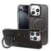 Foldable Bracket Stand Genuine Leather Phone Case For For Iphone 16 Pro Max For Iphone17 1 14 13 12 11 Kickstand Protective Back Shell