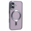 For iPhone 16 Case Compatible with Magsafe Clear TPU Phone Cover with Lens Film