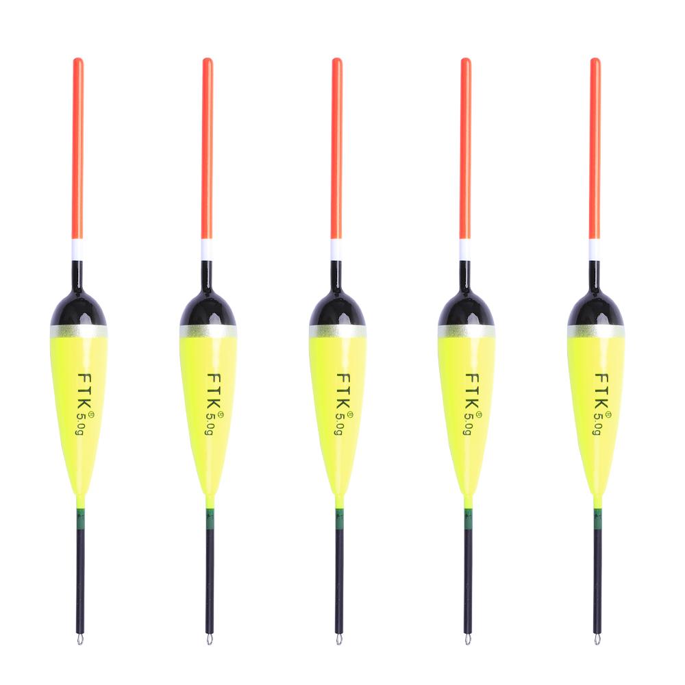 FTK Set of 4 Sizes Fishing Floats Buoy Bobber and Light Stick Floats Essential Fishing Accessories
