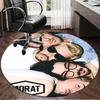 1PC Morat Band  Round Rug, Non-slip Chair Mat, Home Decor, Circle Carpet Perfect for Office, Bedroom, Living Room,Christmas gift