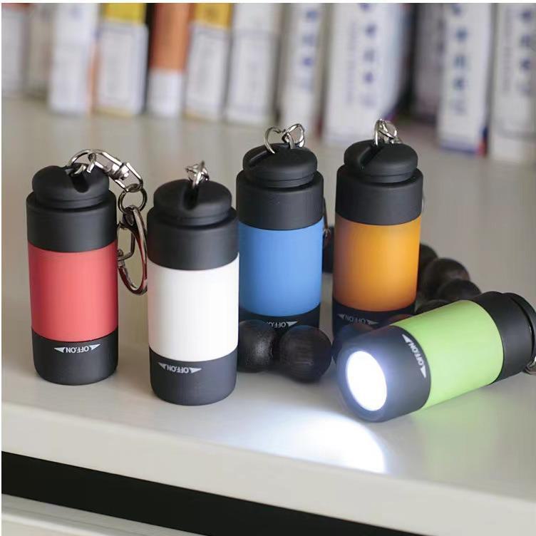 Мини USB Перезаряжаемый Светодиодный Фонарик-Брелок