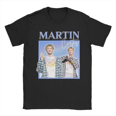 Футболка Cortis Martin для мужчин и женщин с графическим принтом 100% хлопок