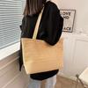 Casual Straw Bag 2025 New Trendy Large-capacity Shoulder Portable Trendy Women's Large Bag Shopping Bag Tote Bag Women