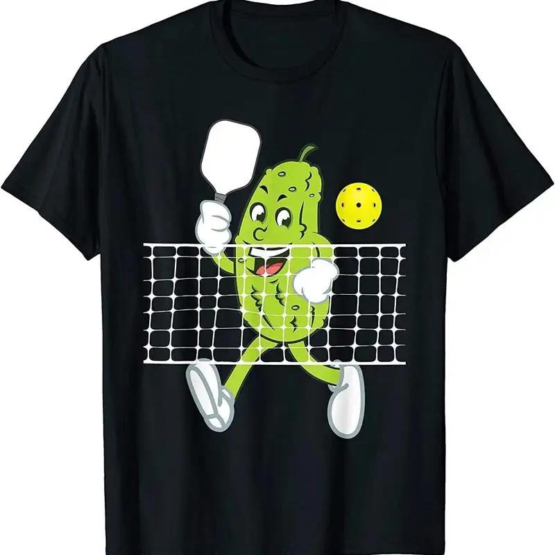 Pickle Playing Pickleball Funny Pickleball Paddleball TShirt