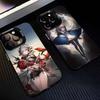 Чехол для телефона Game A-Ark-nights A-Amiya-es для iPhone 17,16,15,14,13,12,11 Plus,Pro Max,XS, Цветной Серебристый Чехол для телефона Funda Cover