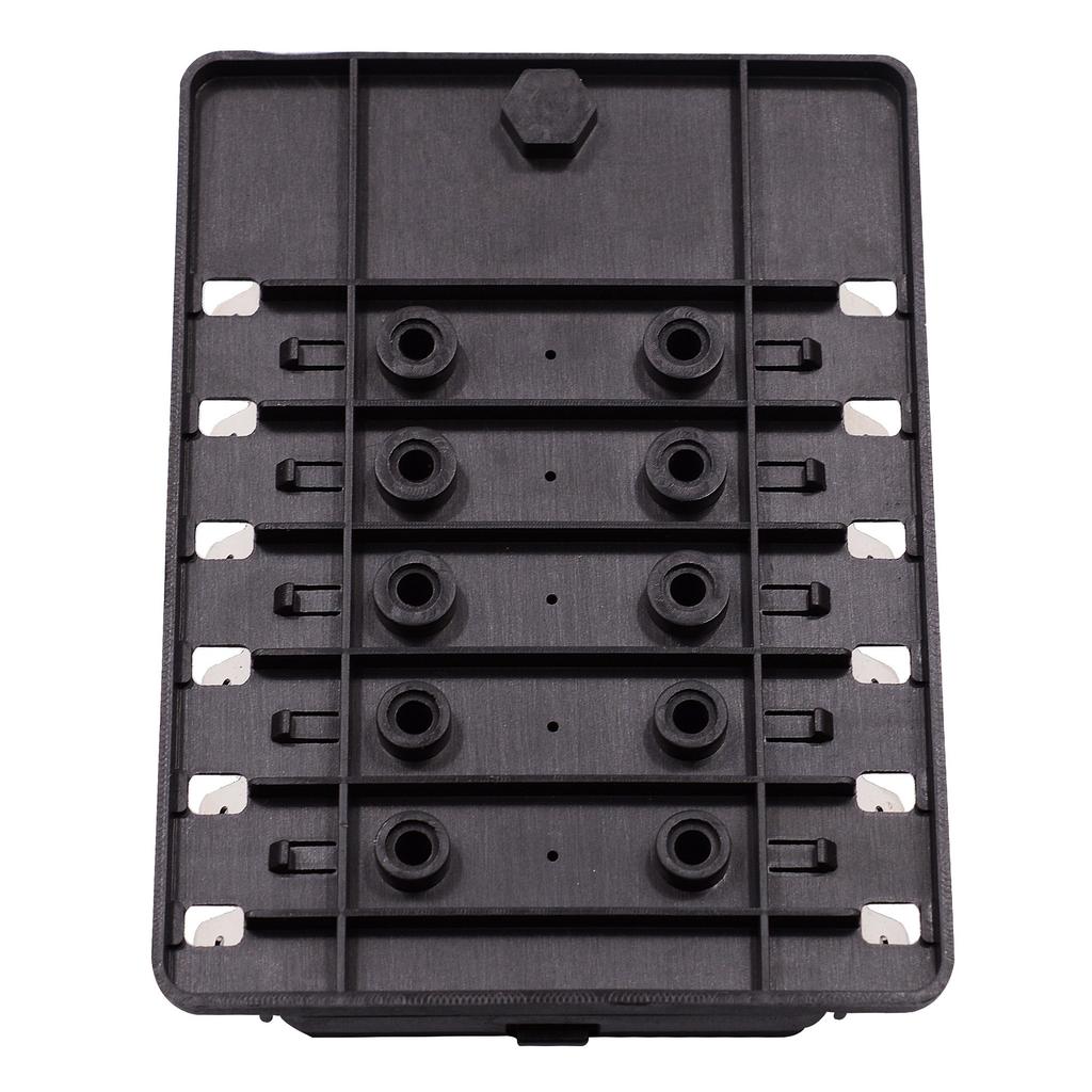 12 Ways Blade Fuse Holder Block, Car Boat Marine Fuse Box Holder Indicator 12V~24V Power Distribution Panel Board Car Kit Fuse