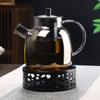 GOWKE Glass Cold Water Pitcher Set with Tea Infuser