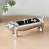 Creative Dachshund Design Rings Holder Cartoon Jewelry Ornaments Storage Tray Display Rack Cute Ring Earrings Organizer Stand Exquisite Holiday Gift