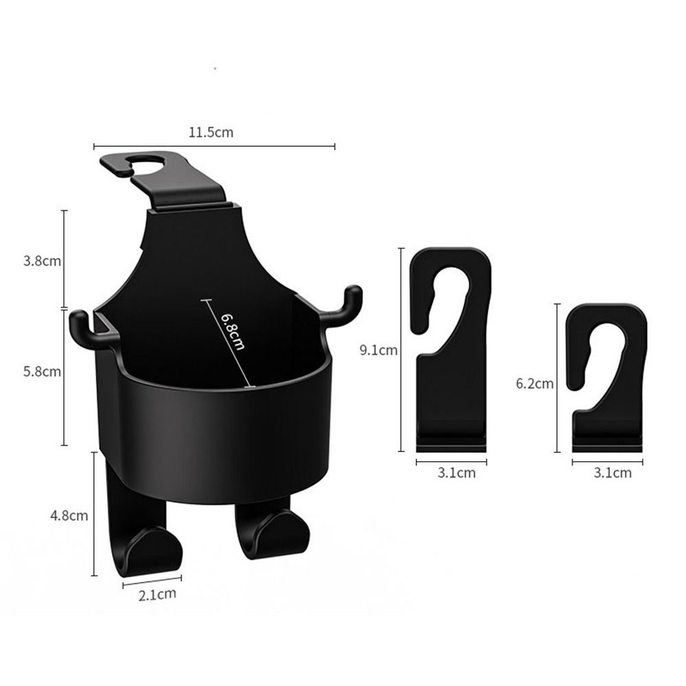 Пластиковый крючок для хранения на сиденье автомобиля, органайзер для хранения вещей, новый подголовник, подстаканник для сиденья автомобиля