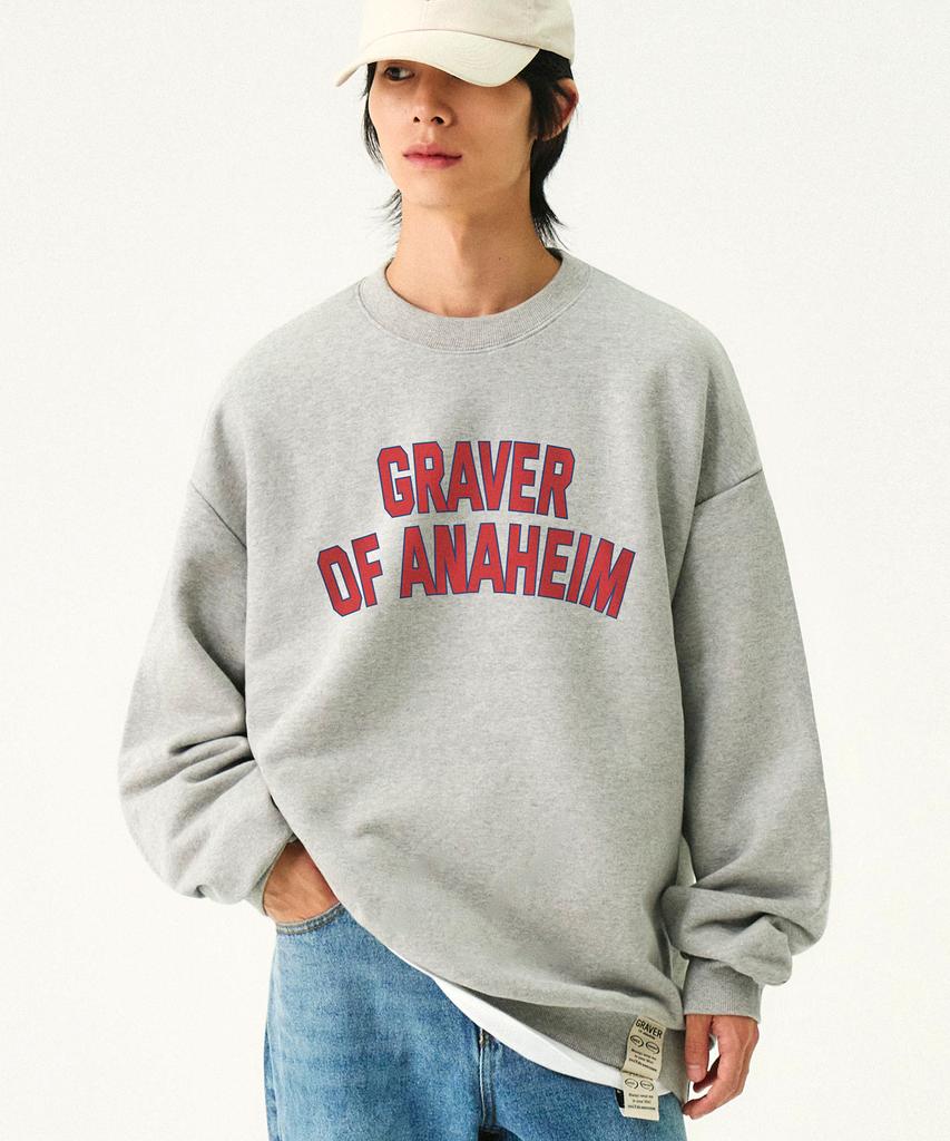 GRAVER [Unisex] Standard Arch Logo Sweatshirt_3 Colors