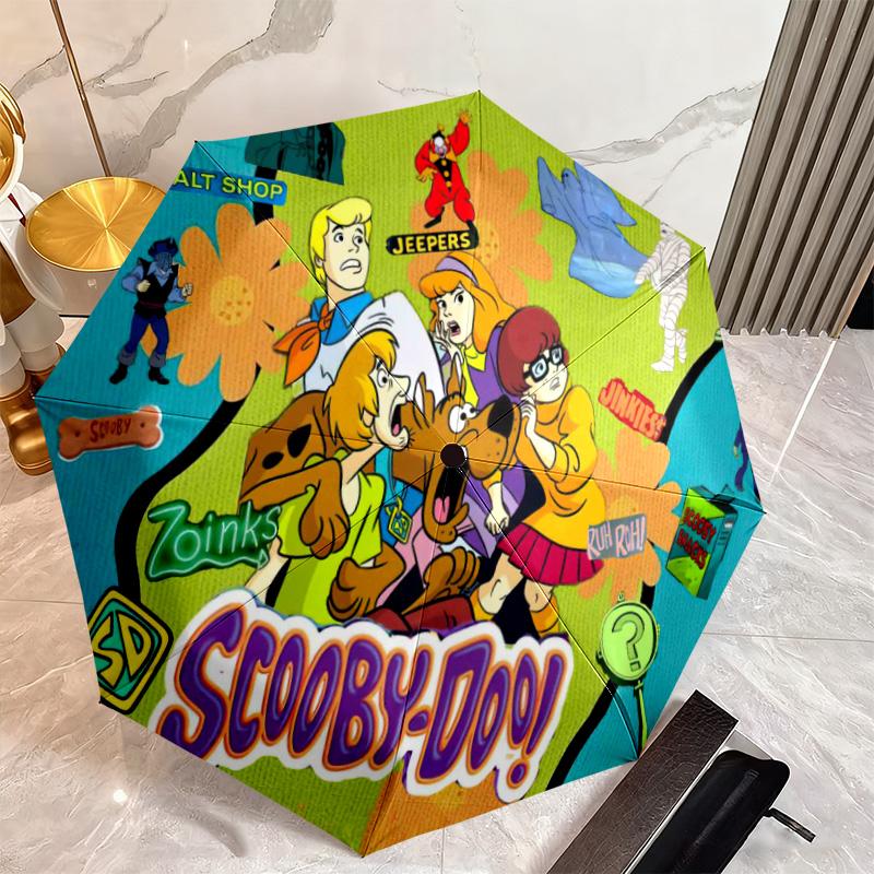 Halloween fantasy comedy adventure cartoon movie Scooby-Doo umbrella is suitable for all seasons, including home travel and outdoor activities Y13