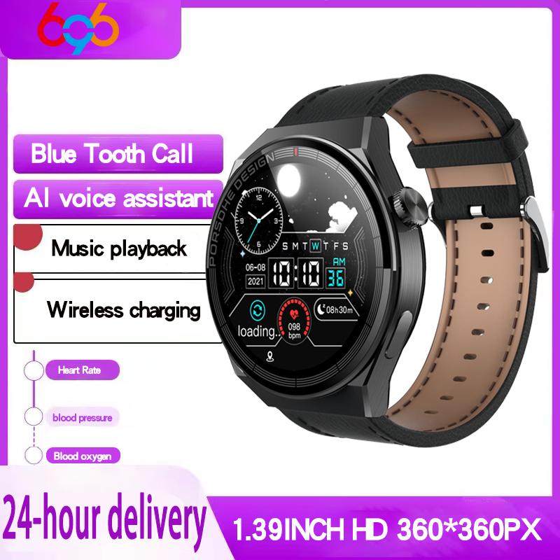 Умные часы для мужчин 1,39-дюймовый экран HD Bluetooth-вызовы Умные часы Беспроводная зарядка Голосовой помощник AI Музыка Частота сердечных сокращений Женщины Напоминание