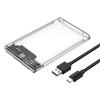 Прозрачный внешний корпус для 2,5-дюймового SATA жесткого диска USB 3.0 Высокоскоростной корпус для SSD HDD для ноутбука и настольного компьютера SSD-бокс без инструментов
