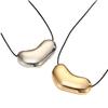European and American Popular Style Korean Velvet Metal Peach Heart Necklace High-end Light Luxury Sweater Chain