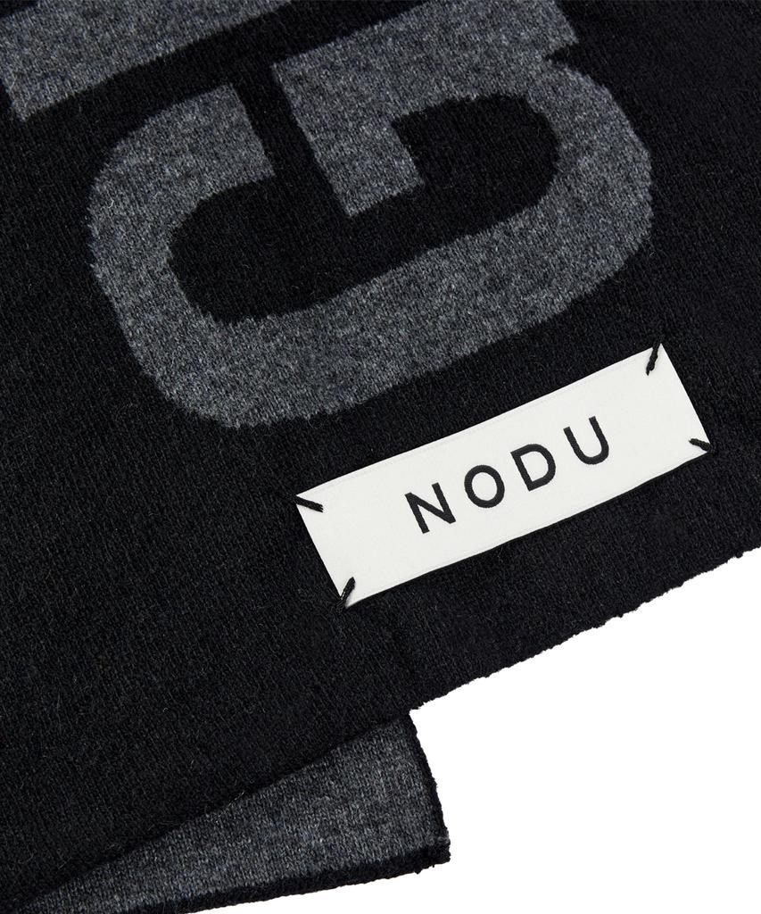 Шарф с надписью NODU [Черный]