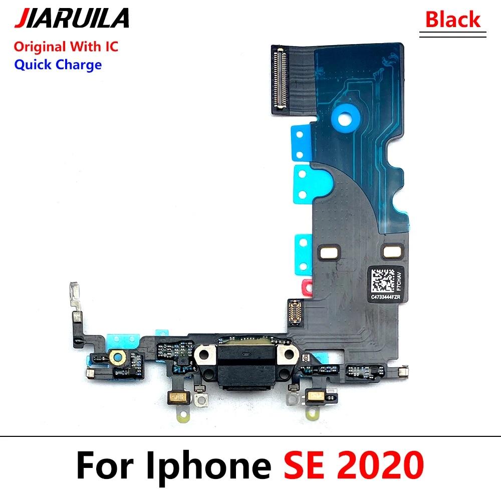 Для iPhone SE 2020 USB-порт для зарядки, микрофон, док-станция, соединительная плата, гибкий кабель, запасные части