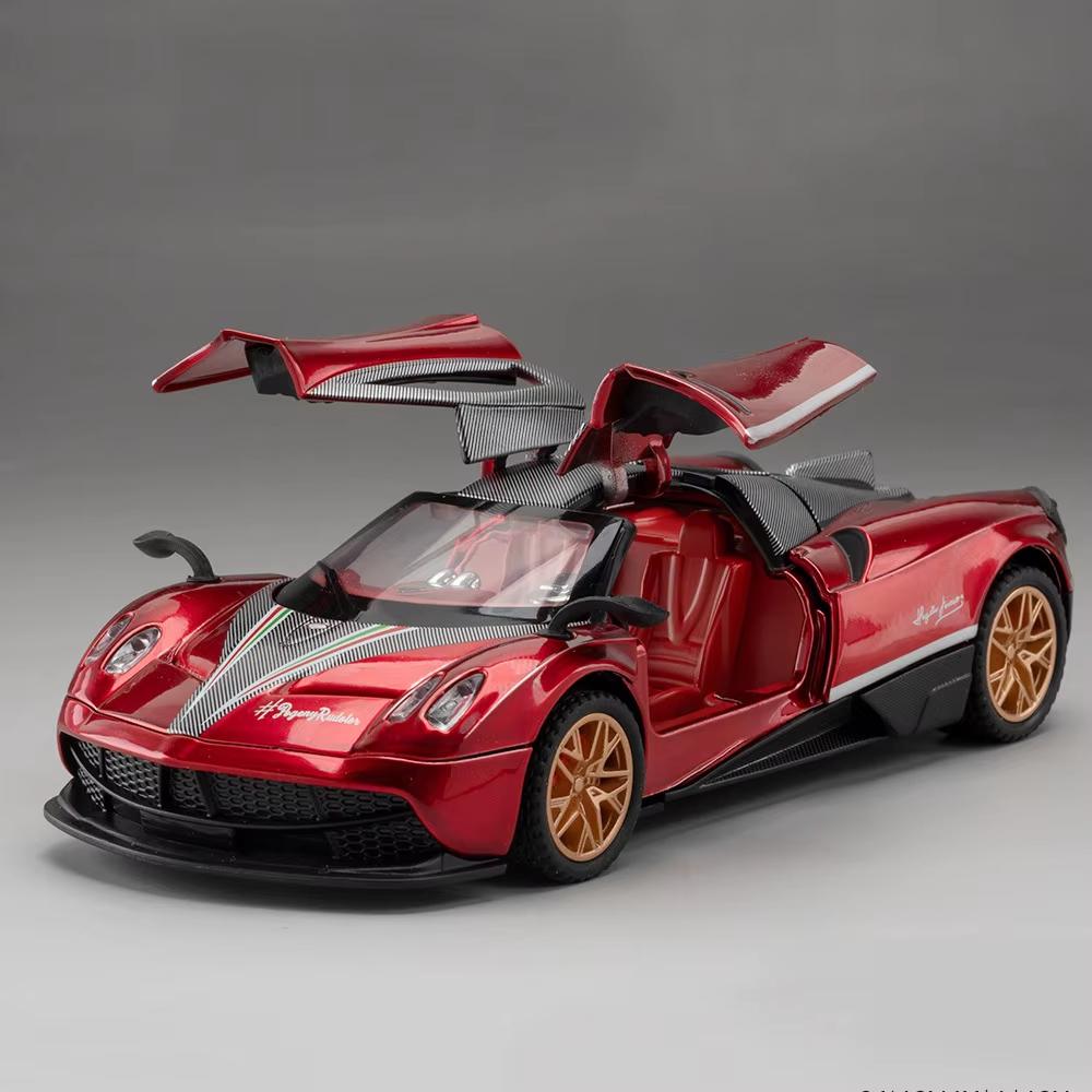 Новый 1:32 Pagani Supercar литой металлический сплав модель автомобиля библиотека статические звуковые и световые украшения подарок на день рождения для парня