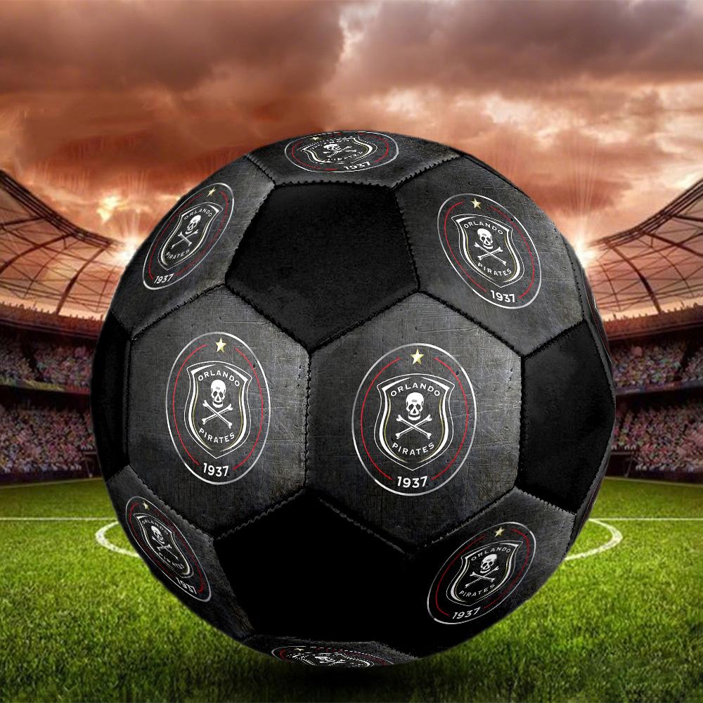 Футбольный мяч Orlando Pirates Цветной Для всех возрастов Машинная строчка ПВХ Готов к соревнованиям Прочный Высокий отскок.РАЗМЕР5