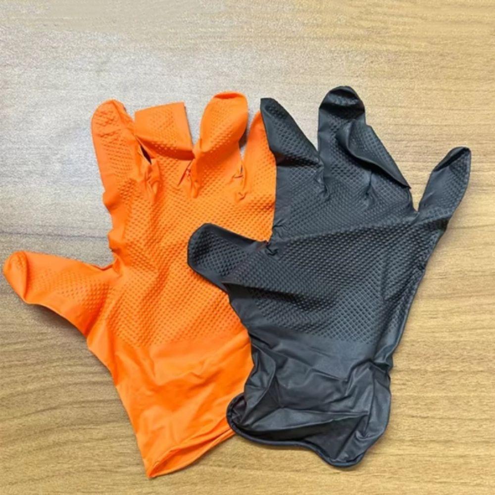 Textured Nitrile Gloves Latex Free Mechanic Gloves Mechanic Industrial Gloves Work Gloves