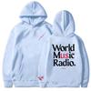World M-US-ic Radio Hoodies Jon Batiste Drink Water Sweatshirt Long Sleeve Fashion Hooded Pullovers Print Clothing