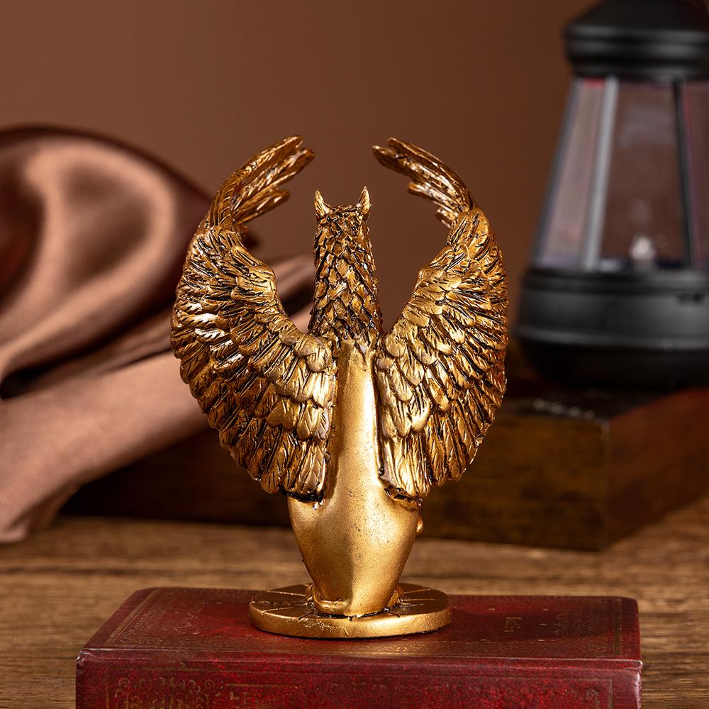 Узор грифона, смоляные украшения для комнаты, небольшие статуэтки, украшения для рабочего стола, подарки на Рождество и Хэллоуин