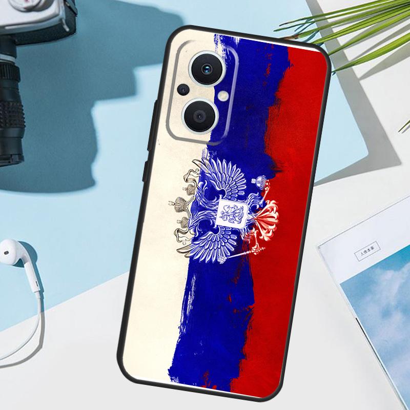 russian flag Case For OPPO Reno 12 F 13 13F 11 8T 7 8 10 Pro OPPO Find X8 X6 Pro X3 X5 Lite Cover Funda