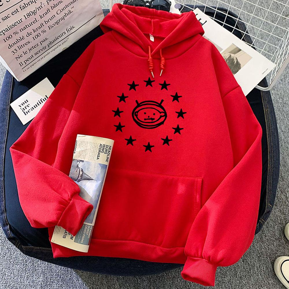 Cartoon Graphic Clothes Rock Band U2 Heavy Mental Hoodies Moletom Winter Long Sleeve Sweatshirts Girls Sudaderas