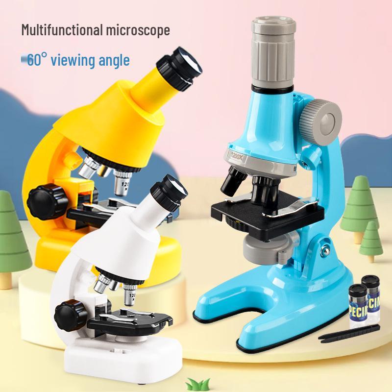 Kid's Microscope 1200x - Educational STEM Toy for Elementary Science Exploration